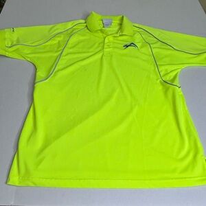 Wearguard Mens Shirt Size M Neon Yellow High Visibility Workwear Short Sleeve